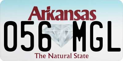 AR license plate 056MGL