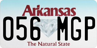 AR license plate 056MGP