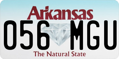 AR license plate 056MGU