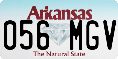 AR license plate 056MGV
