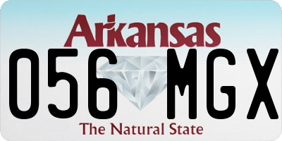 AR license plate 056MGX