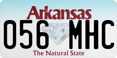 AR license plate 056MHC