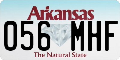 AR license plate 056MHF
