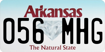AR license plate 056MHG