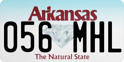 AR license plate 056MHL