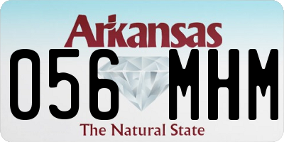 AR license plate 056MHM