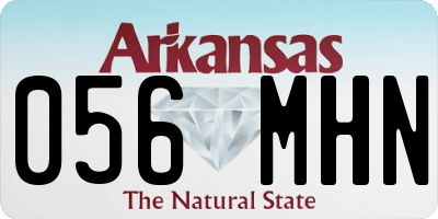 AR license plate 056MHN