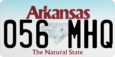 AR license plate 056MHQ