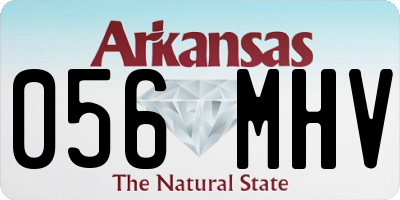 AR license plate 056MHV
