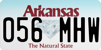 AR license plate 056MHW