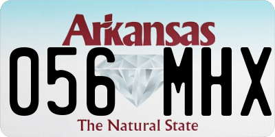AR license plate 056MHX