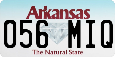 AR license plate 056MIQ