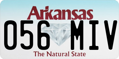 AR license plate 056MIV