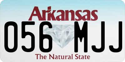 AR license plate 056MJJ