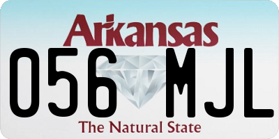AR license plate 056MJL