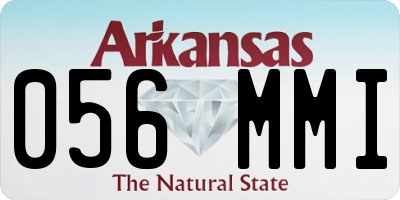 AR license plate 056MMI