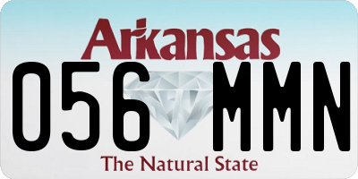 AR license plate 056MMN