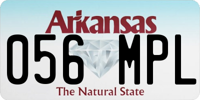 AR license plate 056MPL