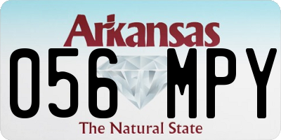 AR license plate 056MPY