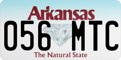 AR license plate 056MTC