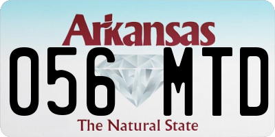 AR license plate 056MTD