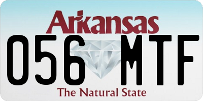 AR license plate 056MTF