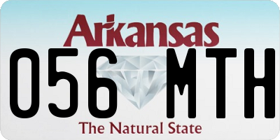 AR license plate 056MTH