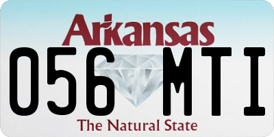 AR license plate 056MTI