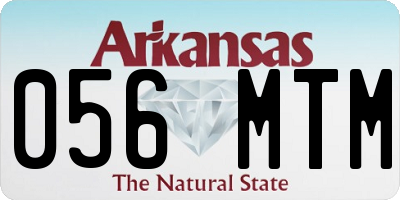 AR license plate 056MTM