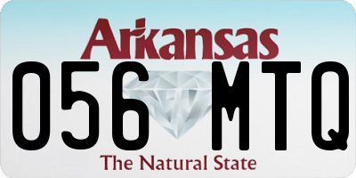 AR license plate 056MTQ