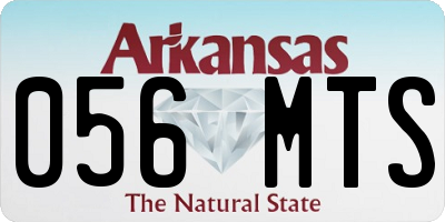 AR license plate 056MTS