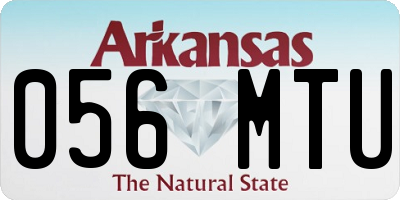 AR license plate 056MTU