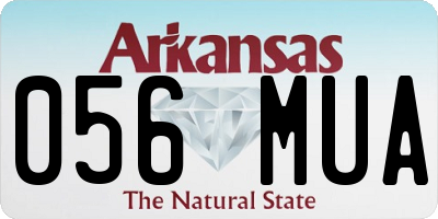 AR license plate 056MUA