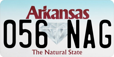 AR license plate 056NAG