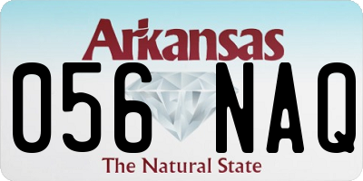 AR license plate 056NAQ