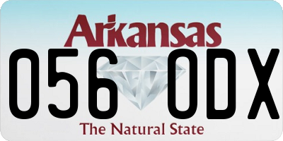 AR license plate 056ODX