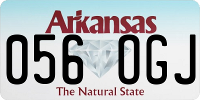 AR license plate 056OGJ