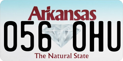AR license plate 056OHU