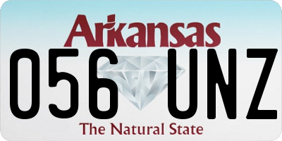 AR license plate 056UNZ