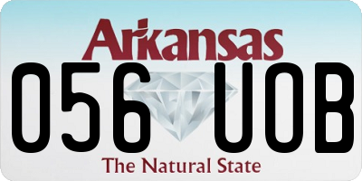AR license plate 056UOB