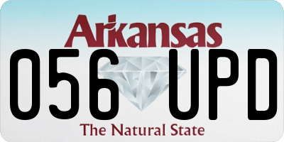 AR license plate 056UPD