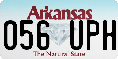 AR license plate 056UPH