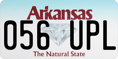 AR license plate 056UPL