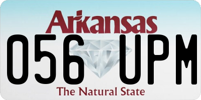 AR license plate 056UPM
