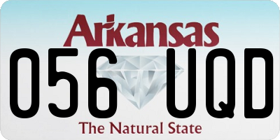 AR license plate 056UQD