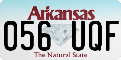 AR license plate 056UQF