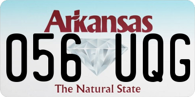 AR license plate 056UQG