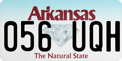 AR license plate 056UQH