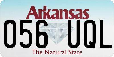 AR license plate 056UQL