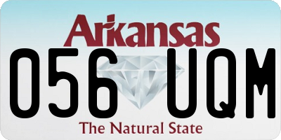 AR license plate 056UQM